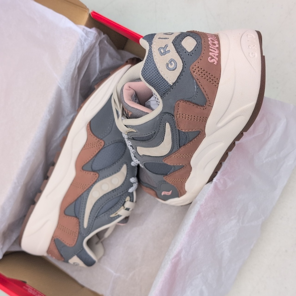 Saucony Grid Shadow 2 - Grey Brown - Size 10.5 ( S70807-3 ) - Picture 2 of 8